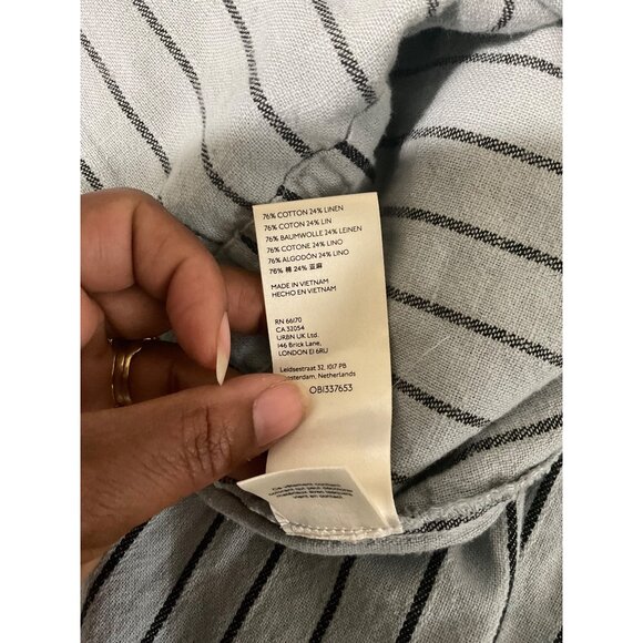 Free People Striped Jumpsuit in Black and White - Picture 7 of 14